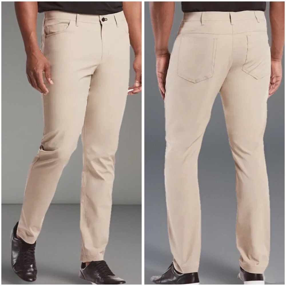 Public Rec Mens Dealmaker Performance Straight Chino Sand Khaki Pants 40x32